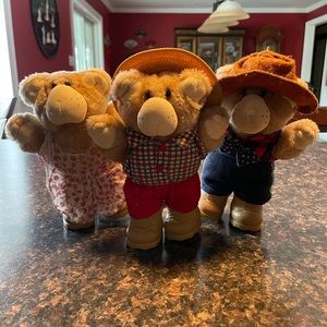 Vintage Wendy’s Furskins- Set of 3- 1986